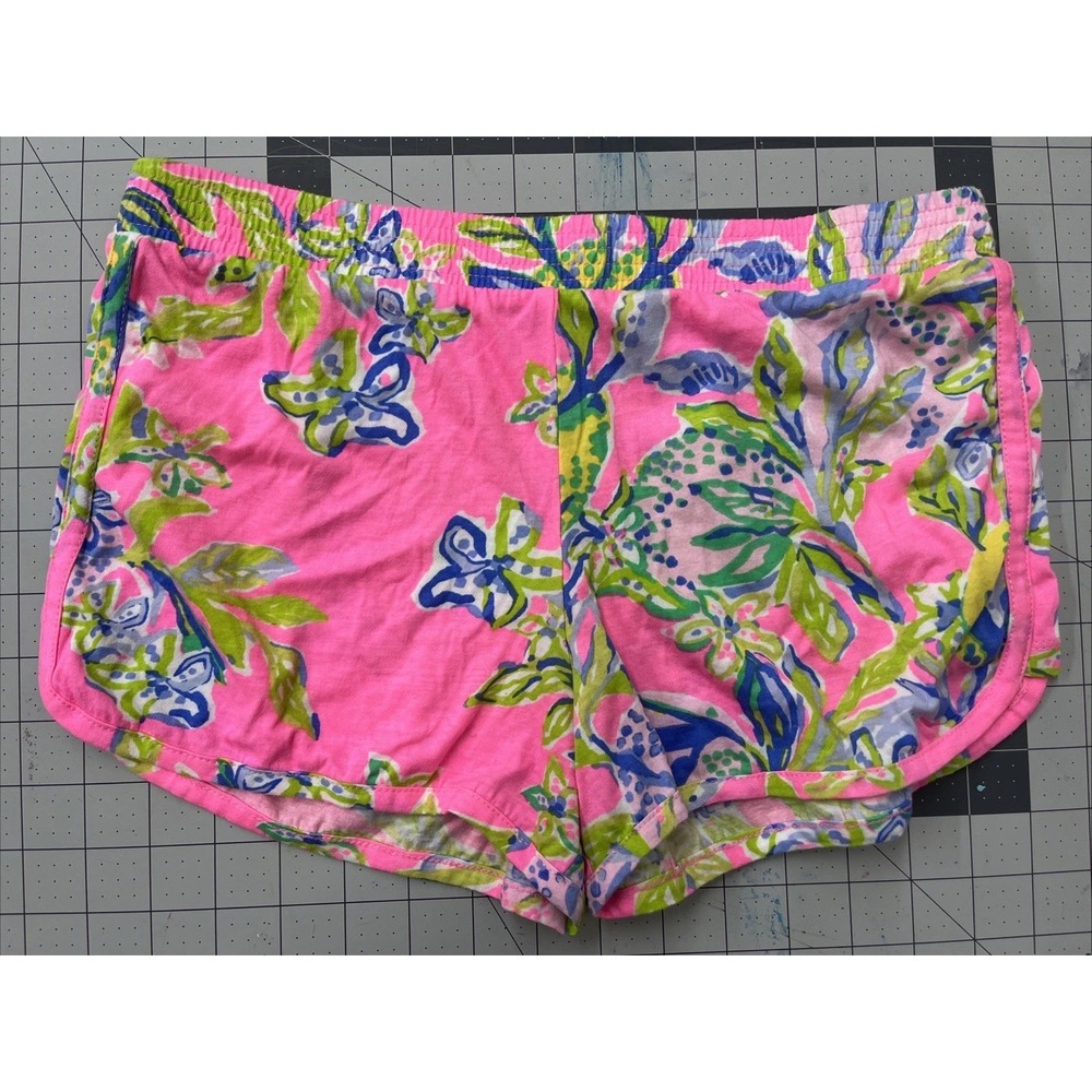 Lilly Pulitzer Shorts Girls XL Cecile Shorts In Squeeze The Day 12-14